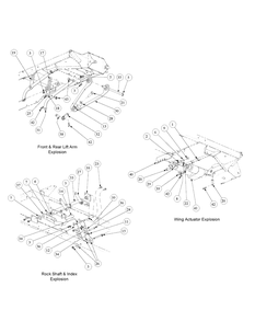 Part Location Diagram of 02000849 MTD Actuator Mounting Bracket